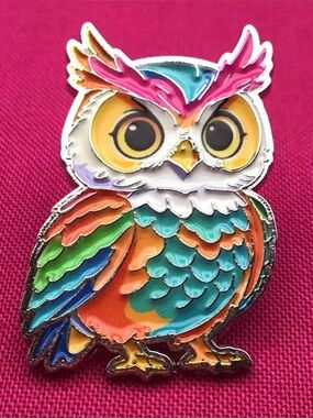Owl Enamel Pin